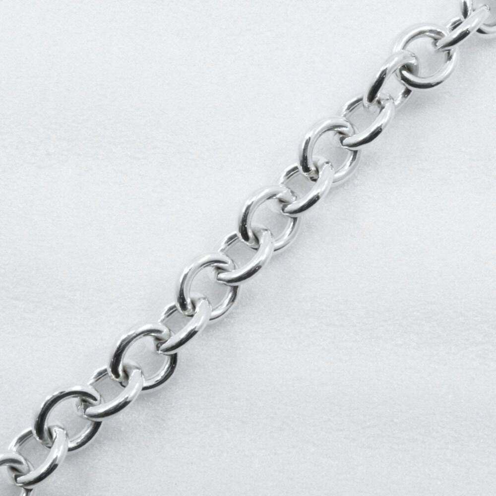 TIFFANY Authentic Silver Heart Charm Bracelet - Picture 9 of 9